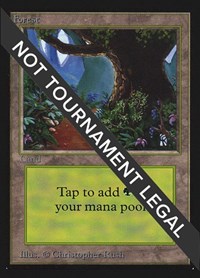 Forest (B) (CE) - Collector's Edition - Magic: The Gathering card