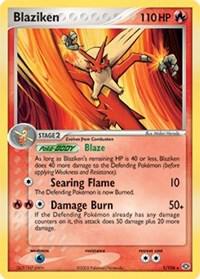 Blaziken - 1/106 (EX Emerald) 001/106 from Deck Exclusives