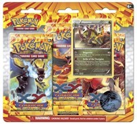 Flashfire 3 Pack Blister [Haxorus] from XY - Flashfire Pokemon card image