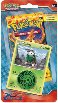 Flashfire Single Pack Blister [Skiddo] from XY - Flashfire Pokemon card image