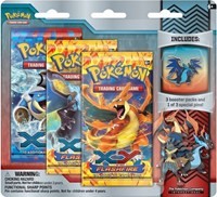 Flashfire Collector Pin 3 Pack Blister [Mega Charizard X] from XY - Flashfire Pokemon card image