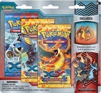 Flashfire Collector Pin 3 Pack Blister [Mega Charizard Y] from XY - Flashfire Pokemon card image