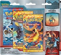 Flashfire Collector Pin 3 Pack Blister [Mega Lucario] from XY - Flashfire Pokemon card image