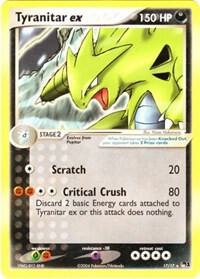 Tyranitar ex (Non-Holo) 017/017 from POP Series 1