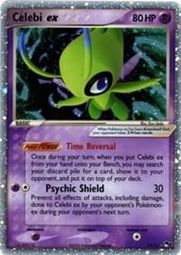 Celebi ex (Holo) — chase card of POP Series 2