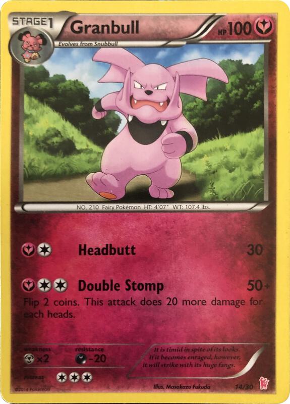 Granbull (#14) 14/30 from XY Trainer Kit: Sylveon & Noivern