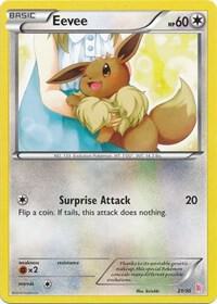 Eevee (21) 21/30 from XY Trainer Kit: Sylveon & Noivern