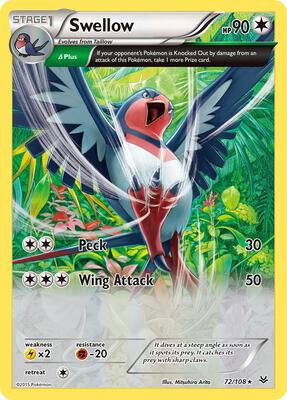 Swellow (72 Delta) - XY - Roaring Skies - Pokemon - TCGplayer.com