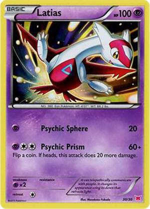 Latias (#30 Holo) 30/30 from XY Trainer Kit: Latias & Latios
