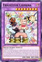 Yu-Gi-Oh! Frightfur Chimera Card - CROS-EN043 Rare, Crossed Souls Unlimited Edition