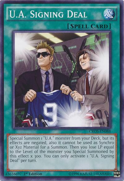 U.A. Signing Deal