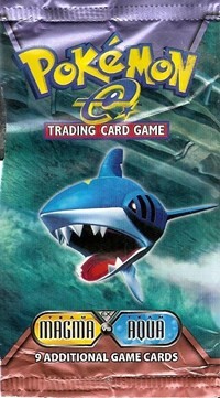 Team Magma vs Team Aqua Booster Pack from Team Magma vs Team Aqua Pokemon card image