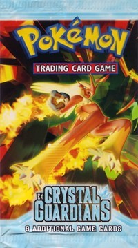Crystal Guardians Booster Pack from Crystal Guardians Pokemon card image