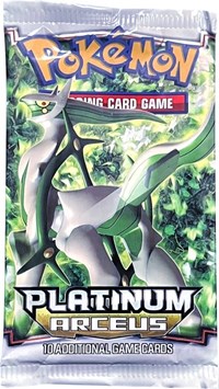 Arceus Booster Pack from Arceus Pokemon card image