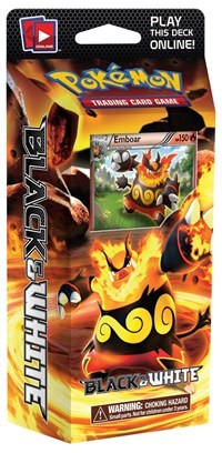 Black & White Theme Deck - "Red Frenzy" [Emboar] from Black and White Pokemon card image
