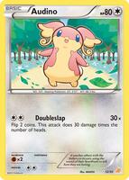 Audino #12 from Excadrill & Zoroark Pokémon card set