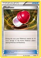 PlusPower #16 from Excadrill & Zoroark Pokémon card set