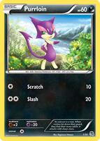Purrloin #1 from Excadrill & Zoroark Pokémon card set