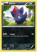 Zorua #23 from Excadrill & Zoroark Pokémon card set