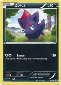 Zorua (#23) 23/30 from BW Trainer Kit: Excadrill & Zoroark