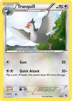 Tranquill #15 from Excadrill & Zoroark Pokémon card set