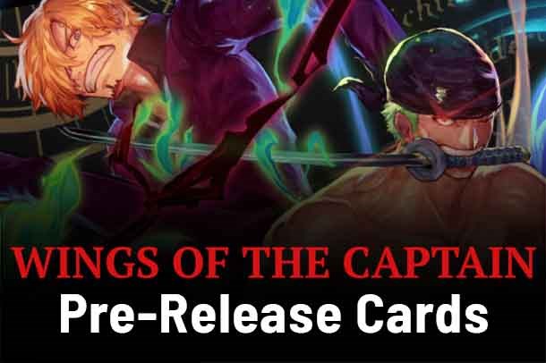 Wings of the Captain Pre-Release Cards set mark