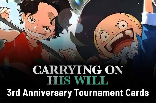 Carrying On His Will: 3rd Anniversary Tournament Cards set mark